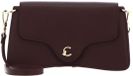 Coccinelle Leren schoudertas clutch C-Me Hi-Tech Crossbody Bag Berry donkerpaars