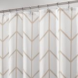 mDESIGN Douchegordijn Polyester Beige