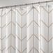 mDESIGN Douchegordijn Polyester Beige