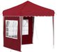 vidaXL Pop-up Feesttent 195 x 195 x 245 cm Bordeauxrood Oxford Stof