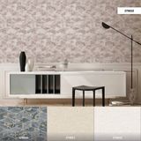 A.S. Création Grafisch 3D Behang - Roze Wit Glanzend - Vliesbehang - 10.05m x 0.53m