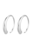 Elli Elli Oorbellen Dames Creolen Geo Basic Open - 925 Sterling Zilver Oorringen