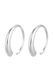 Elli Elli Oorbellen Dames Creolen Geo Basic Open - 925 Sterling Zilver Oorringen