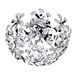 Reality Splash plafondlamp, bloemen G9 28 W, chroom