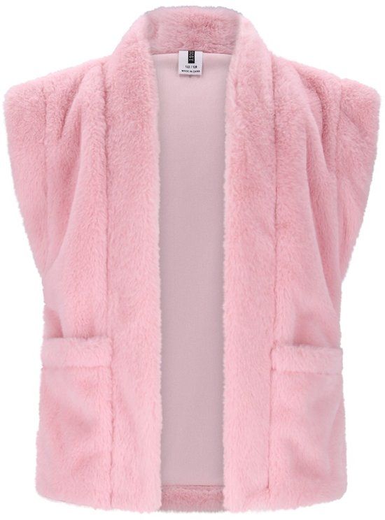 B.Nosy Y509-5023 Meisjes Gilet - Maat 110-116 - Rose Shadow
