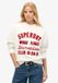 Superdry Workwear losse trui met borduursel en ronde hals Dames Off White