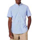Amazon Essentials Heren Regular fit Pocket Oxford Shirt met korte mouwen