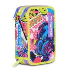 Mitama Schooletui met 3 vakken, Triple Music Sticker