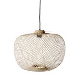 Bloomingville Lampe de plafond Rodi E27 Bambou Rond