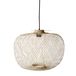 Bloomingville Lampe de plafond Rodi E27 Bambou Rond