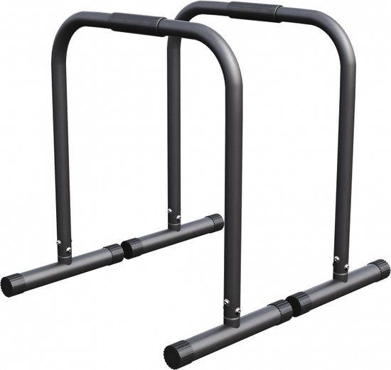 Gorilla Sports Dip Bars - Parallettes - Push up stand bar - Zwart