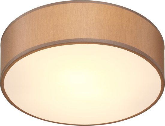 Monzana Plafondlamp - 40W Rond 30cm E27 - Taupe
