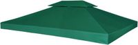 vidaXL - Vervangend tentdoek prieel 310 g/m² 3x4 m groen