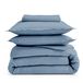 TRADILINGE Drap Housse 100% Coton Bio Bonnet 30 Cm Bleu 180x200 Cm