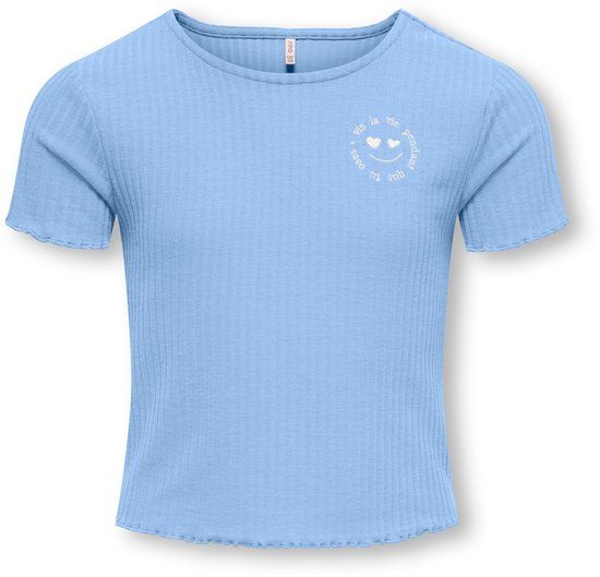 ONLY KOGNELLA S/S O-NECK EMB TOP VD JRS