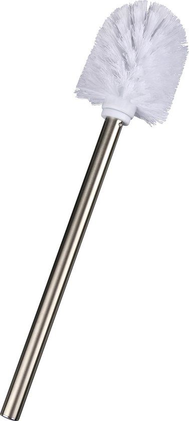 Wenko Toiletborstel Vervangbaar 8 X 35 Cm Rvs Wit/matzilver