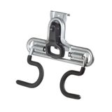 Rubbermaid 1784454 Fasttrack 2-handvat (S-haak), metaal|gepoedercoat staal, individueel