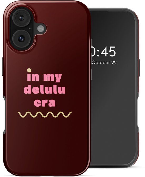 Selencia Hoesje - Geschikt voor Apple iPhone 17 - Backcover geschikt voor MagSafe - Delulu