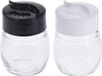 Excellent houseware Set van 2 peper en zout strooiers - Glas - Multi - 5x7cm