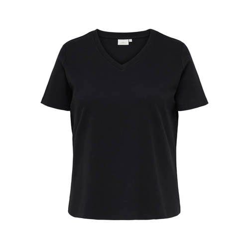 ONLY CARMAKOMA Plus Size Denim T-shirt - Black
