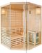 Sanotechnik Sauna TALLINN für 3 Personen, HEMLOCK, 150x150x200 cm, 6 kW Ofenleistung