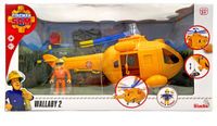 Simba Brandweerman Sam Helikopter Wallaby II met figuurtje