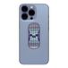 ZipGrips Mobiele Telefoon Grip en Stand | Universele Mobiele Telefoon Vinger Handhouder | Ultradunne Uitbreidende Grip | Draadloos Opladen Compatibel (Blauwe Stippen)