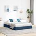 Prolenta Maison Exclusive Lit coffre exclusif, style ottoman, couleur bleu, dimensions 140 x 190 cm, revêtement en tissu