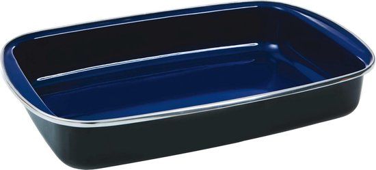 BK Fortalit braadslede/ovenschaal Ø30 cm - zwart/blauw