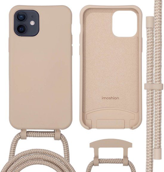 imoshion Color Backcover met afneembaar koord met MagSafe voor de Apple iPhone 12 (Pro) - Nude