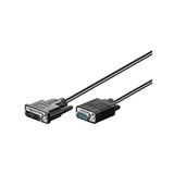 Wentronic multimedia kabel monitorkabel DVI/stekker - HD15 / stekker 2,0 m
