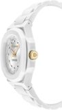 Plein Sport PSOGA0325 Polshorloge Unisex Kwarts Wit Siliconen Kast Kunststof Vierkant