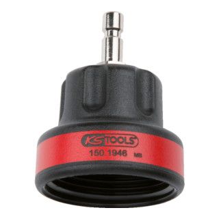 KS Tools koelsysteem bajonet adapter, #11, IG M45x3, rood