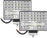 Wan GmbH 2 LED-werklampen 12 V 24 V 144 W extra koplampen 6000 K IP68 waterdicht