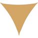 Maison Exclusive Voile d'ombrage 160 g/m² triangulaire Sable 3,6x3,6x3,6 m PEHD