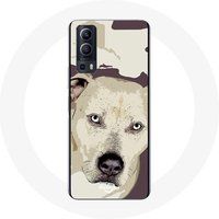 Maniacase Hoesje voor Vivo Y72 Pitbull hond wit