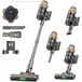 Cleanova Steelstofzuiger V450 - Grijs/Goud - 500W - 60 minuten - Zakloos - HEPA