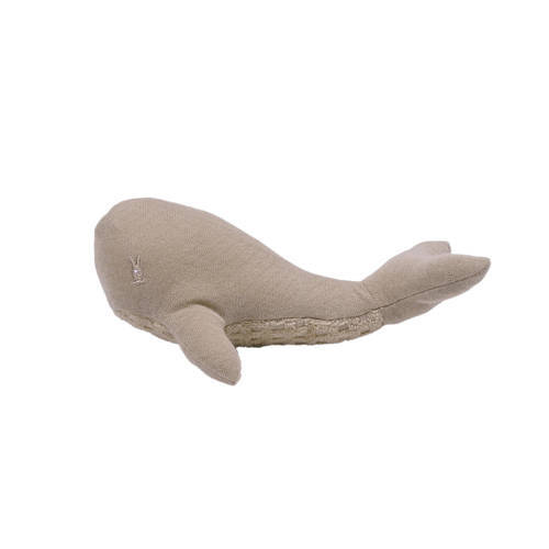 Snoozebaby Desert Sand Wally Whale knuffel 16 cm
