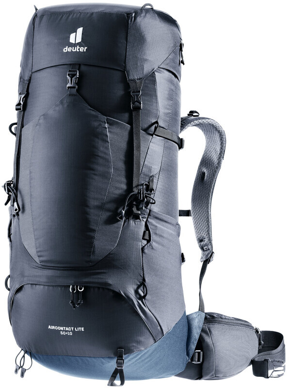 Deuter Aircontact Lite 50+10 Backpack, zwart