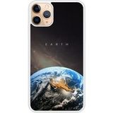Earth Verstevigd hoesje met sublimatie bedrukking, compatibel met Apple iPhone 11