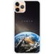 Earth Verstevigd hoesje met sublimatie bedrukking, compatibel met Apple iPhone 11