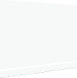 vidaXL - Vervangingsdoek voor zonnescherm - 3,5 x 2,5 m - Wit - Polyester