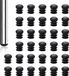 ZenithVibe 32PCS Bouchons ronds pour tuyaux et meubles, embouts pour pieds de table et de chaise, bouchons pour protection et stabilité (19mm)
