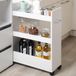 Kesper Opbergtrolley wit