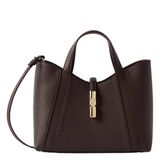 Furla leren mini shopper Goccia S donkerbruin