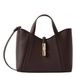Furla leren mini shopper Goccia S donkerbruin