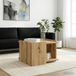 Maison Exclusive Table basse, chêne artisanal, 50,5 x 50 x 33 cm, fibre de bois