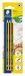 STAEDTLER Noris 120 Potloden – 3-pack, graden H/HB/B, zeshoekig