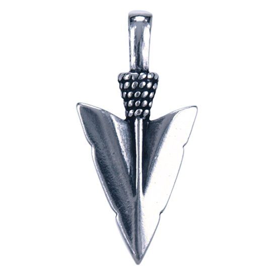 Zilveren Pijlpunt ketting hanger - Zilver - 3 cm
