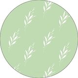 Bonateks, Ronde digitaal bedrukte muismat, antislip onderkant, voor kantoor en thuis, diameter: 22 cm